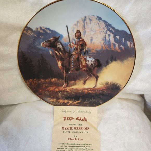 Hamilton Collection "Top Gun" Plate By Chuck Ren